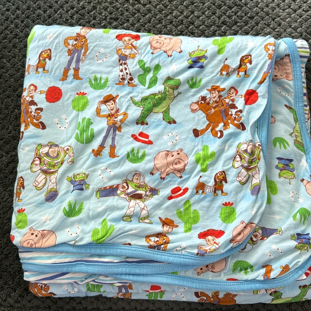 Relisted- Little sleepies Toy Story cloud blanket